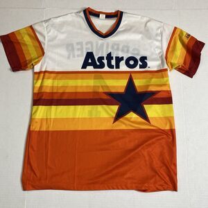 Houston Astros Springer 4 Stripe MLB Baseball Methodist Medicine Jersey Shirt XL